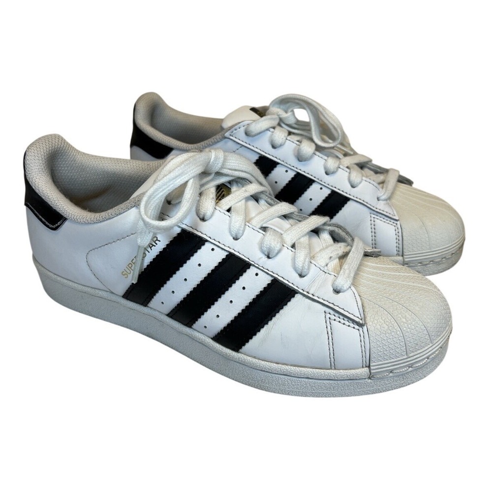ADIDAS Originals Superstar Chalk White Black Stripe Men Unisex PWI001001 Sz 6